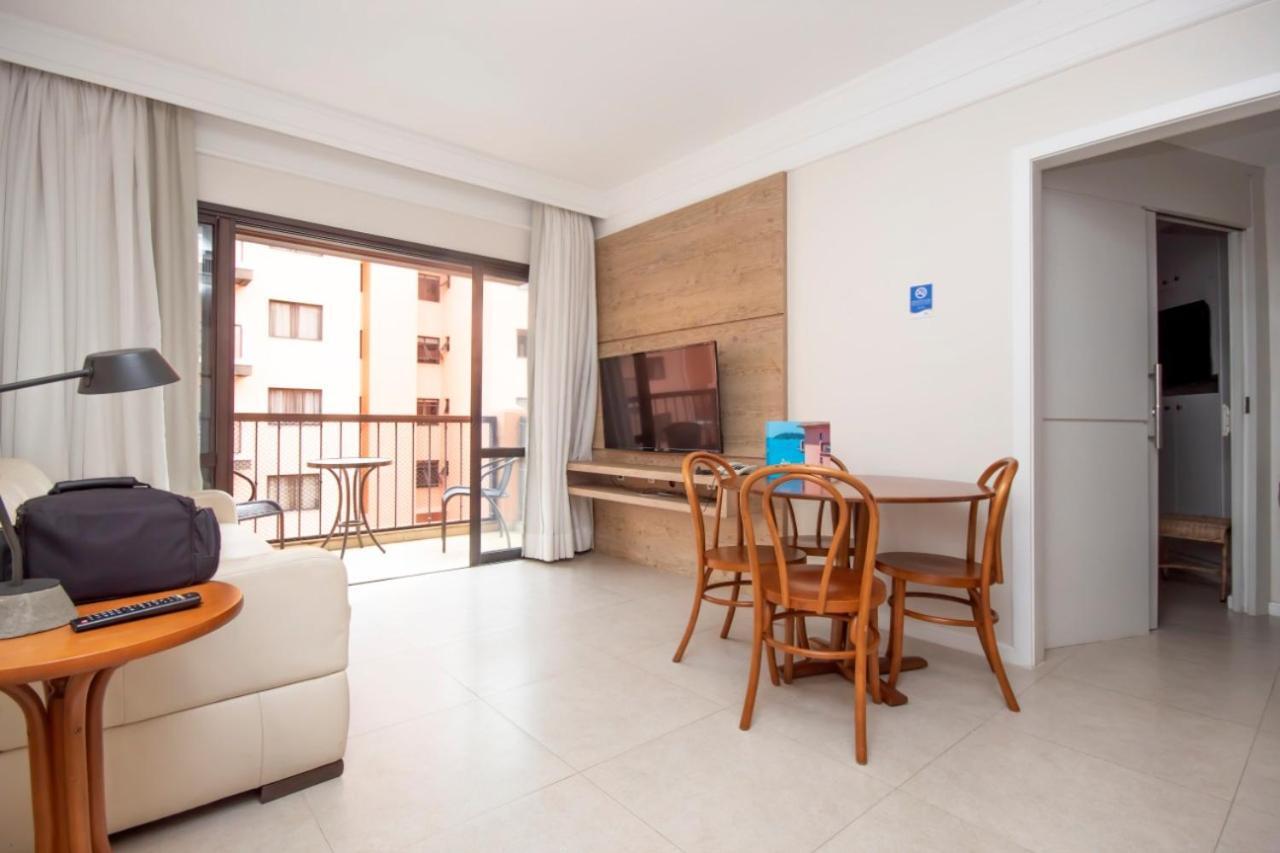 Apto Pes Na Areia Em Hotel Jurere Beach Jurere Internacional Florianópolis 外观 照片